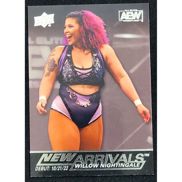 2022 UPPER DECK‎ AEW NEW ARRIVALS WILLOW NIGHTINGALESILVER
